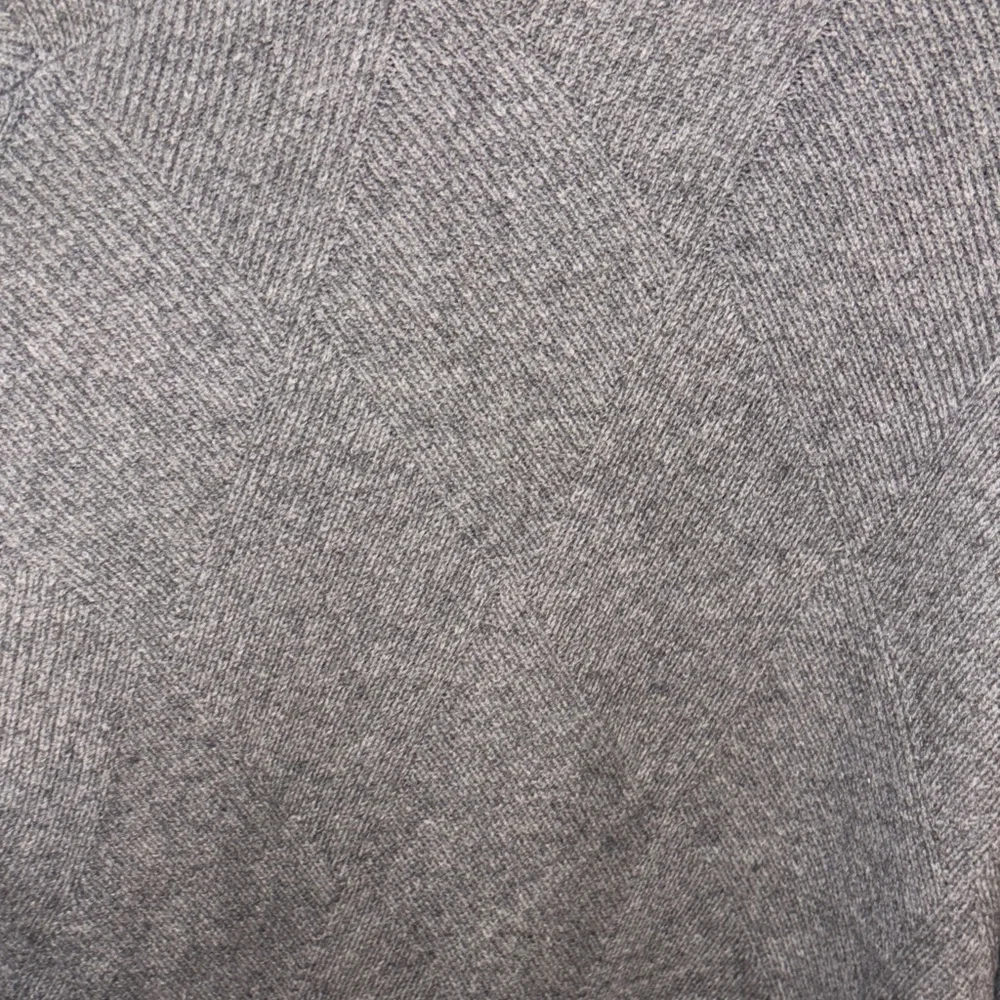 Gran Sasso Cashmere Blend Quarter Zip Sweater Men’s XL Gray Luxury Italy